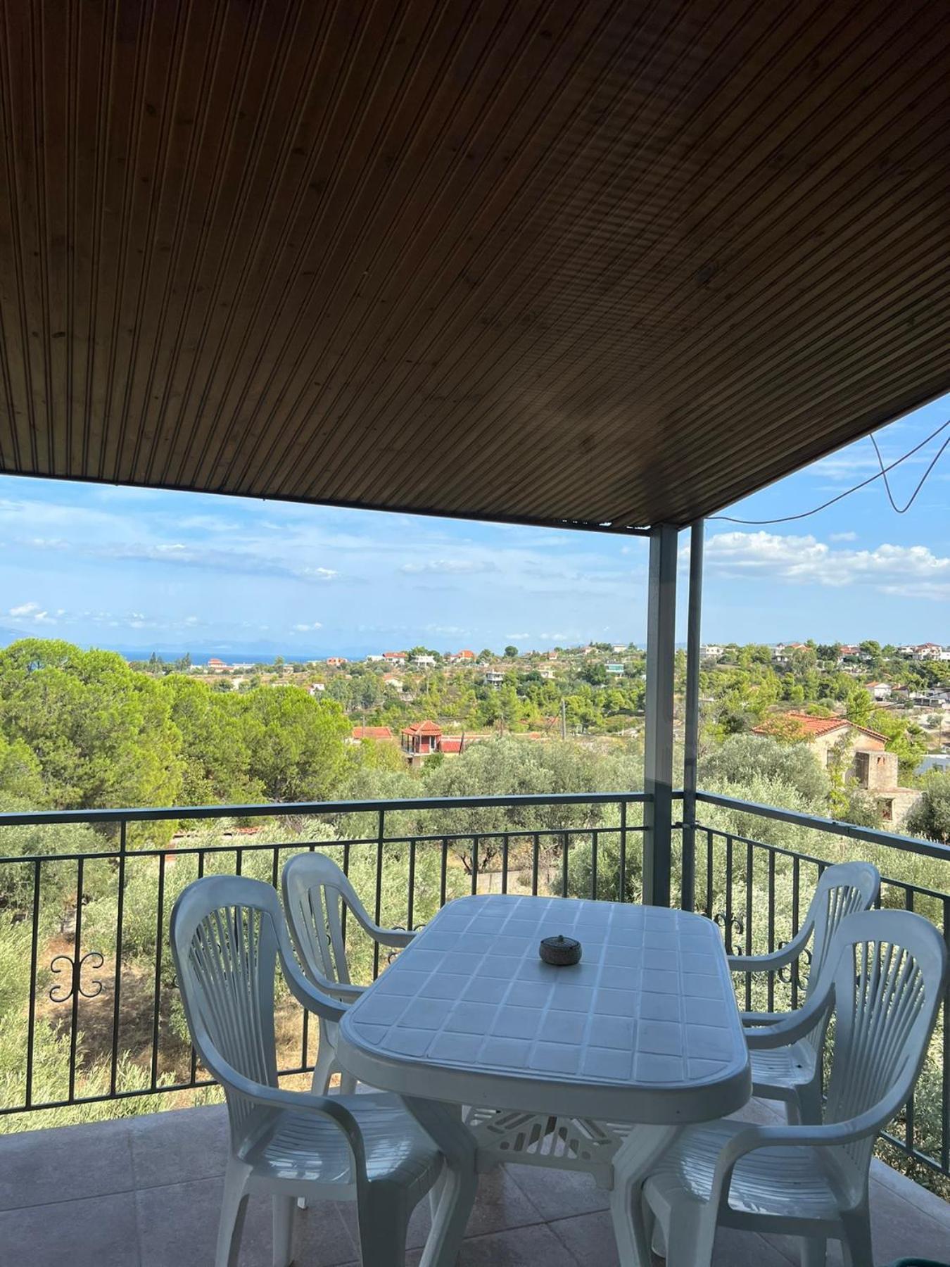 Xenia'S Seaview House Villa Avlídosz-part Kültér fotó