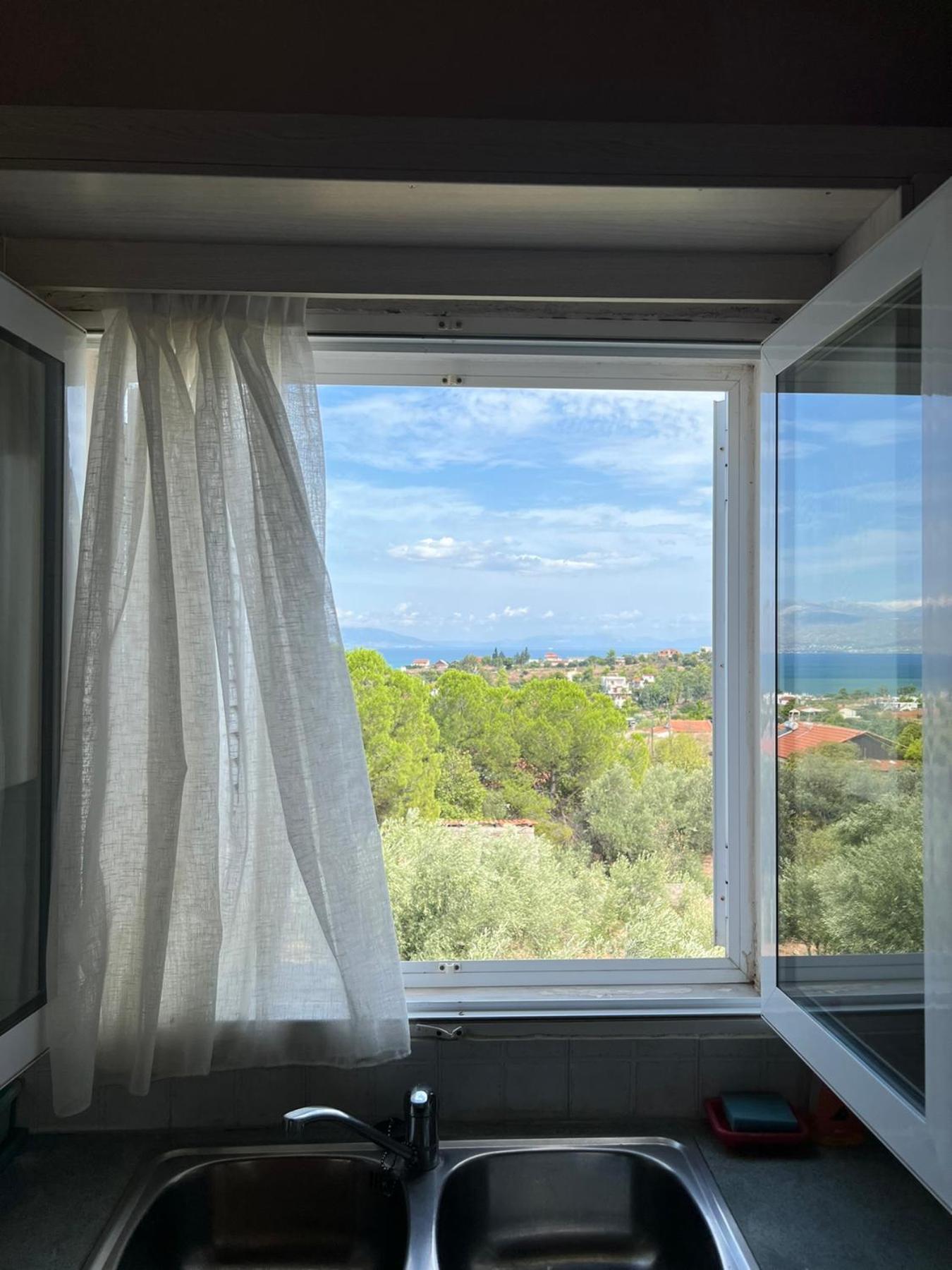 Xenia'S Seaview House Villa Avlídosz-part Kültér fotó