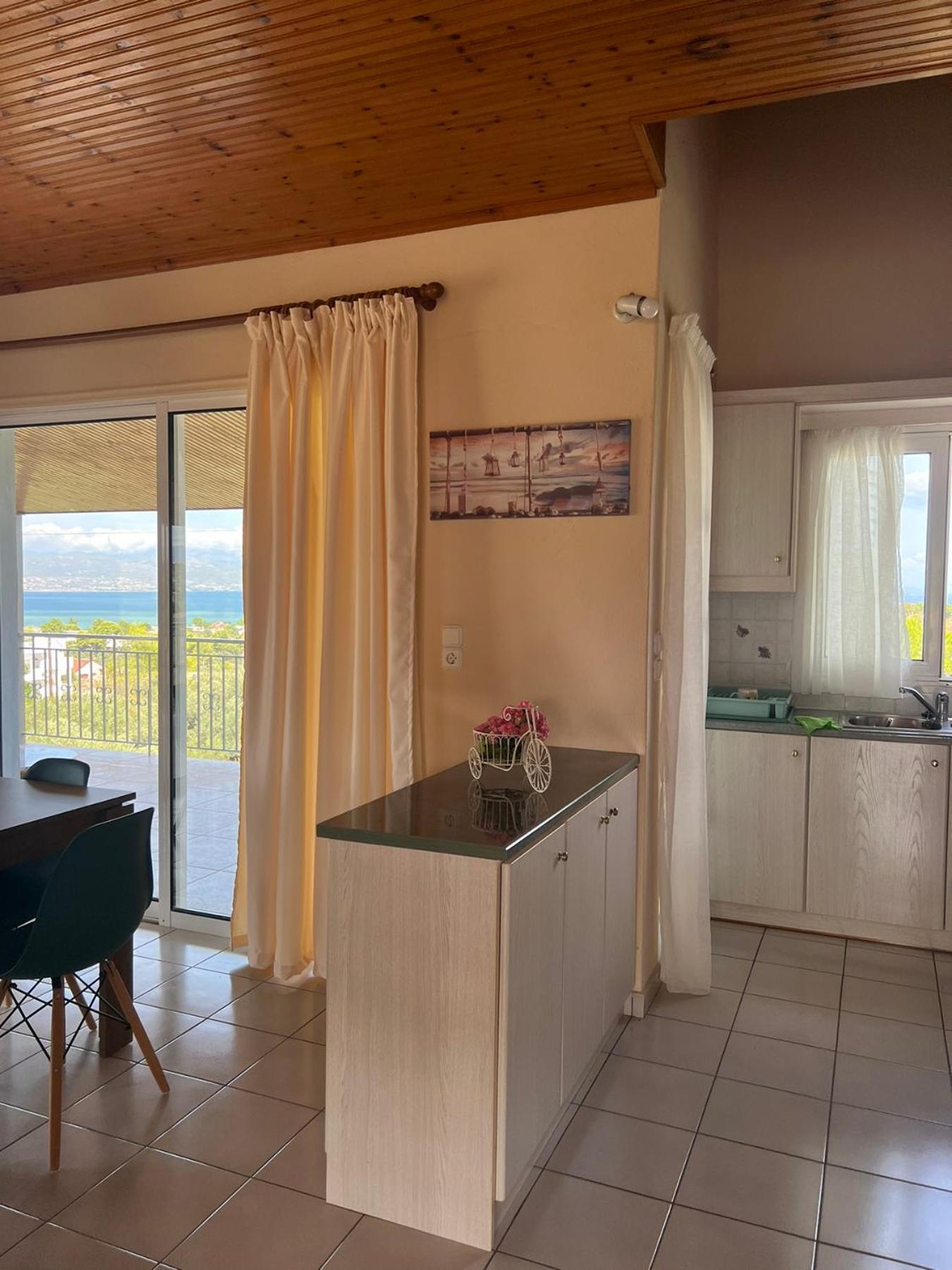 Xenia'S Seaview House Villa Avlídosz-part Kültér fotó