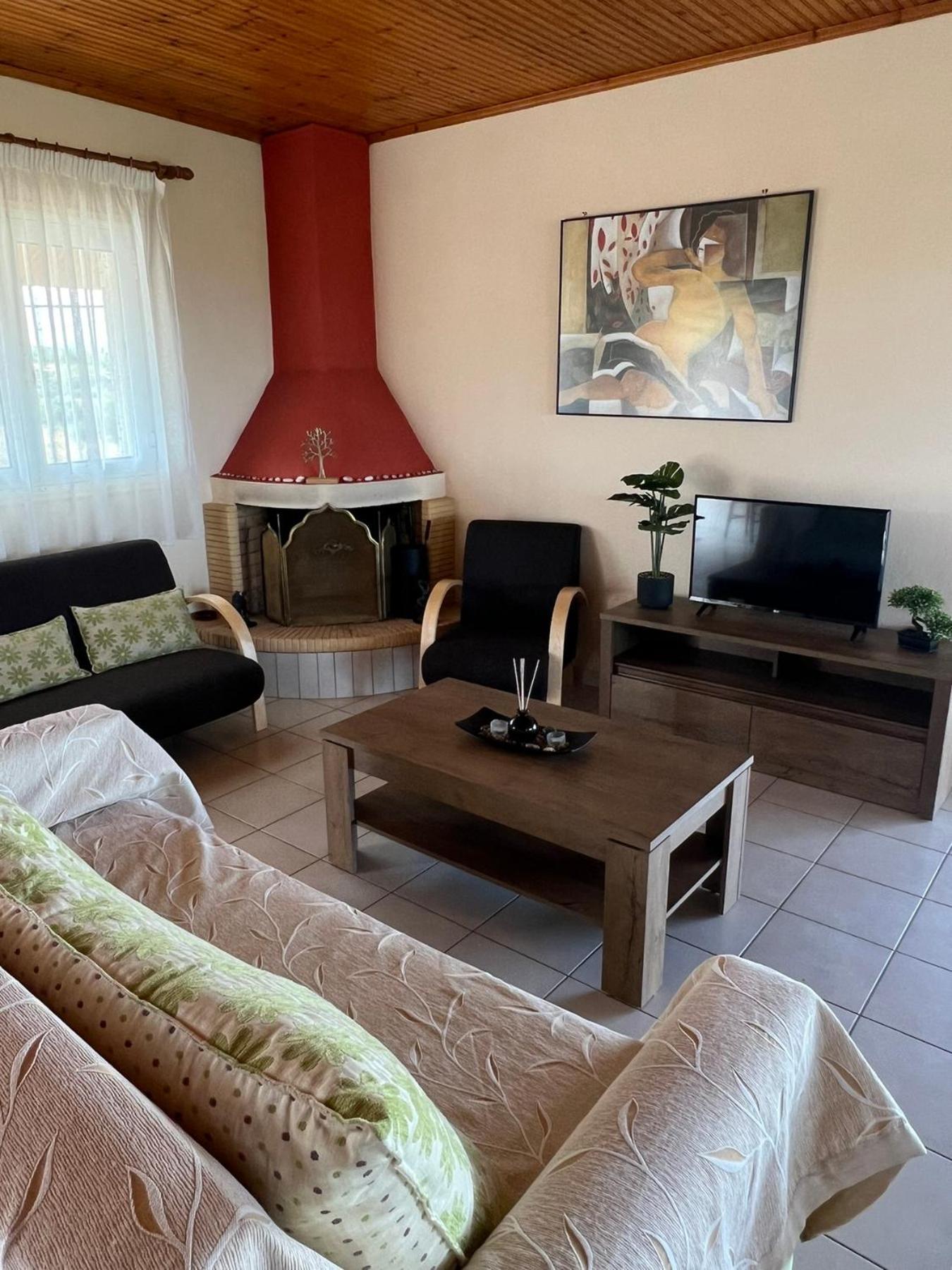 Xenia'S Seaview House Villa Avlídosz-part Kültér fotó